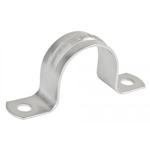 ELEC,CONDUIT STRAP, 2 HOLE,1/2",316 STAINLESS STEEL