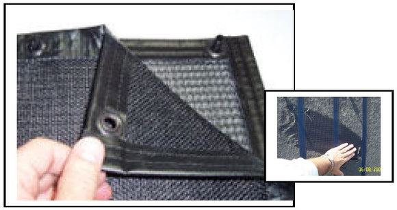 STACKABLE DUAL PLY FILTER,PVC TRACK,NON-MAGNETIC CONNECTORS